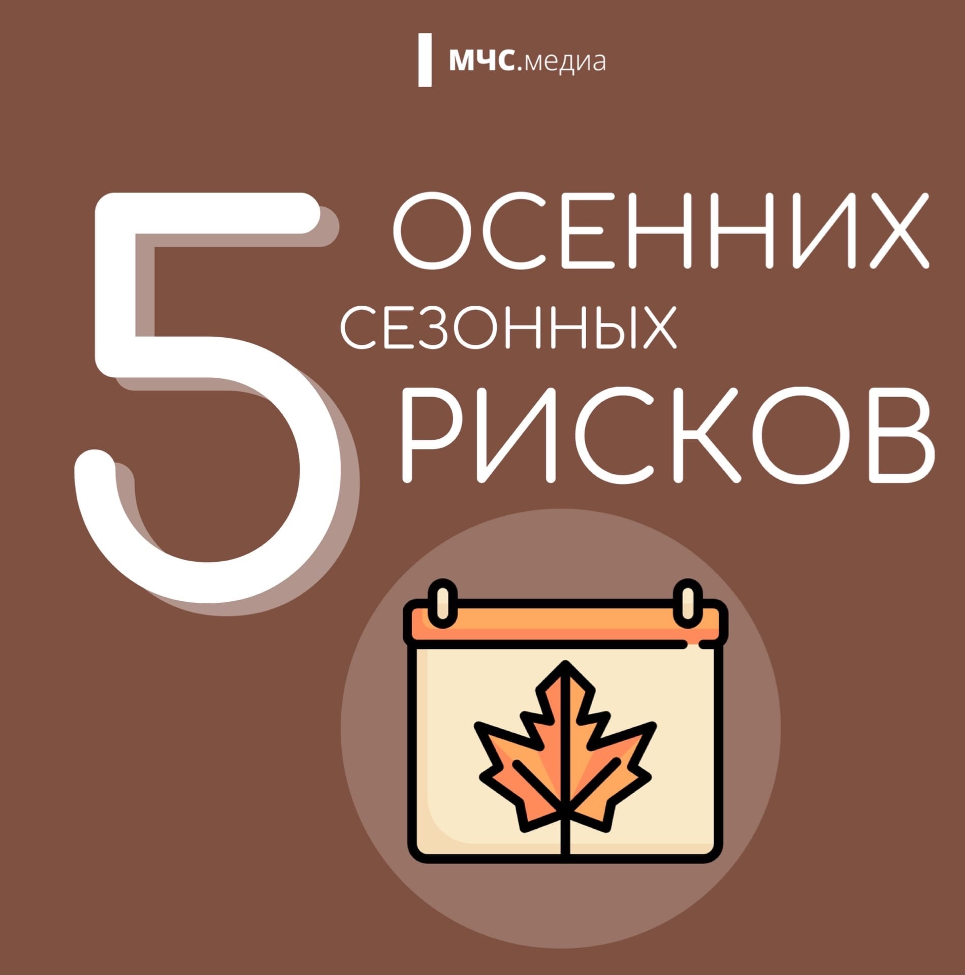 5 осенних сезонных рисков.