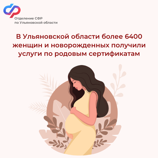 В Ульяновской области более 6400 женщин и новорожденных получили услуги по родовым сертификатам.