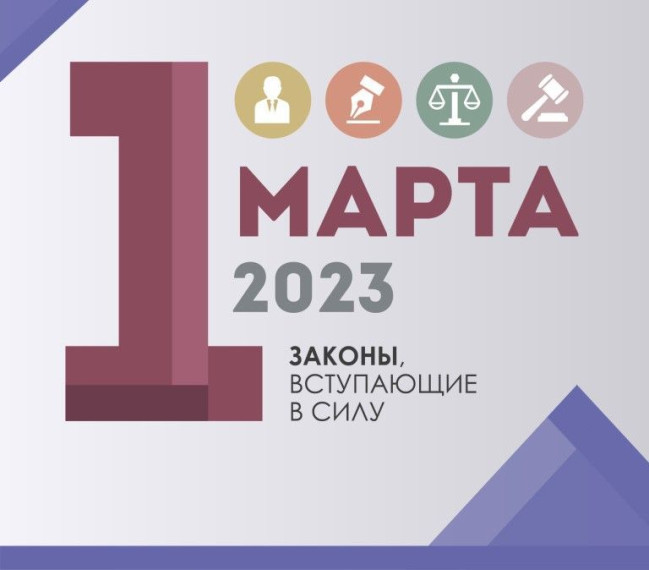 Новые законы, вступающие в силу в марте 2023г.. Новые законы, вступающие в силу в марте 2023г..